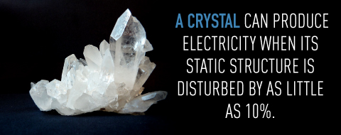 electricity from crystals